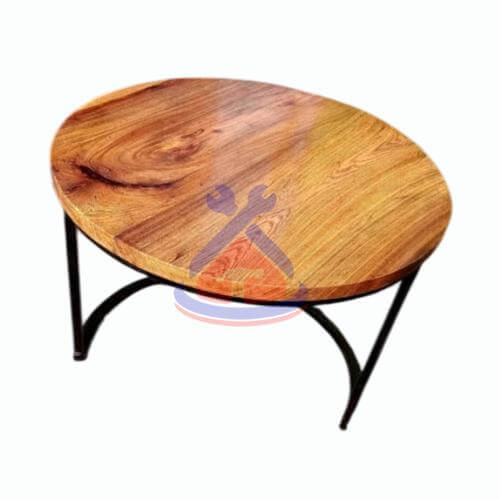 Round Wooden Coffee Table