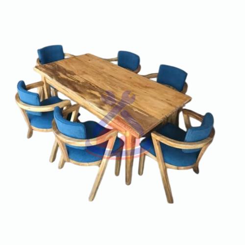 Solid Wood Dining Table Set (6 Seater)